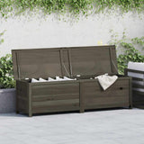 Outdoor Cushion Box Anthracite 200x50x56 cm Solid Wood Fir