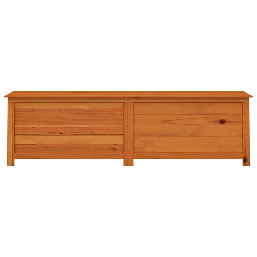 Outdoor Cushion Box Brown 200x50x56 cm Solid Wood Fir