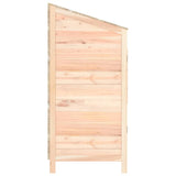 Garden Shed 55x52x112 cm Solid Wood Fir - 45-Degree Angle