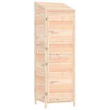 Garden Shed 55x52x174.5 cm Solid Wood Fir - Front View