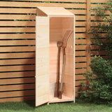 Garden Shed 55x52x174.5 cm Solid Wood Fir - Side View