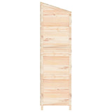 Garden Shed 55x52x174.5 cm Solid Wood Fir - 45-Degree Angle