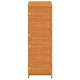Garden Shed Brown 55x52x174.5 cm Solid Wood Fir