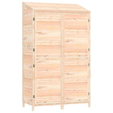 Garden Shed 102x52x174.5 cm Solid Wood Fir - Front View