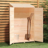 Garden Shed 102x52x174.5 cm Solid Wood Fir - Side View