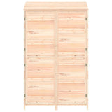 Garden Shed 102x52x174.5 cm Solid Wood Fir - Top-Down View