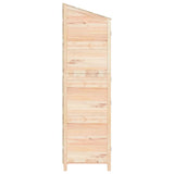 Garden Shed 102x52x174.5 cm Solid Wood Fir - 45-Degree Angle