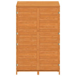 Garden Shed Brown 102x52x174.5 cm Solid Wood Fir