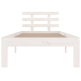 Bed Frame without Mattress White 90x190 cm
