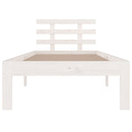 Bed Frame without Mattress White 90x190 cm