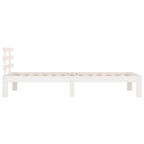 Bed Frame without Mattress White 90x190 cm