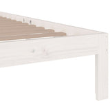 Bed Frame without Mattress White 90x190 cm