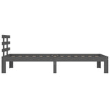 Bed Frame without Mattress Grey 90x190 cm