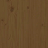Bed Frame without Mattress Honey Brown 90x190 cm