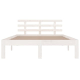 Bed Frame without Mattress White 135x190 cm - Top-Down View