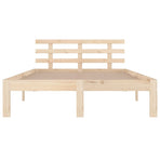 Bed Frame without Mattress Solid Wood 150x200 cm King Size