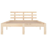 Bed Frame without Mattress Solid Wood 150x200 cm - Top-Down View