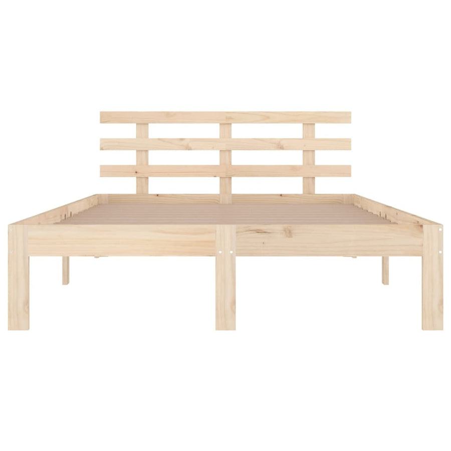 Bed Frame without Mattress Solid Wood 180x200cm Super King Size