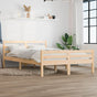 Bed Frame without Mattress Solid Wood 150x200 cm King Size