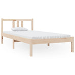 Bed Frame without Mattress Solid Wood 90x190 cm