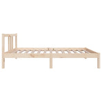 Bed Frame without Mattress Solid Wood 90x190 cm