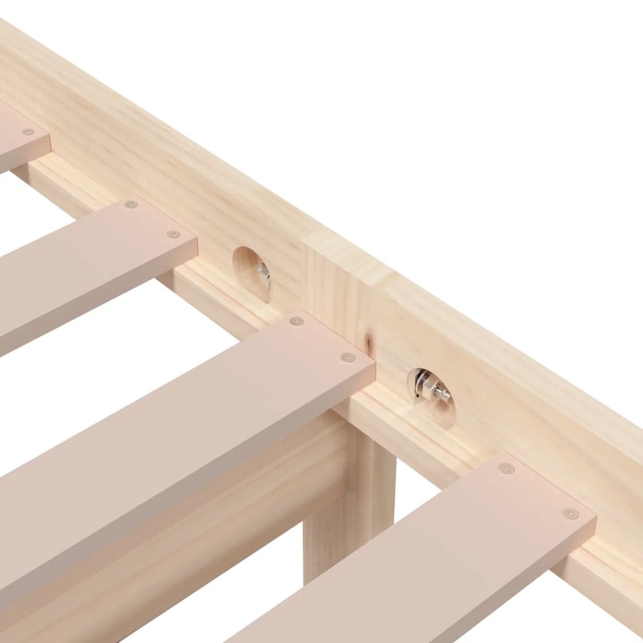 Bed Frame without Mattress Solid Wood 90x190 cm