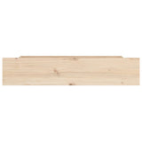 Bed Drawers 4 pcs Solid Wood Pine - Top-Down View