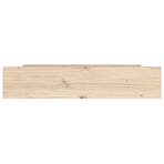 Bed Drawers 4 pcs Solid Wood Pine