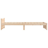 Bed Frame without Mattress Solid Wood 90x190 cm - 45-Degree Angle