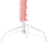 Slim Artificial Half Christmas Tree with Stand Pink 150 cm - Close-Up Angle
