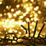 LED Cluster String with 400 LEDs Warm White PVC