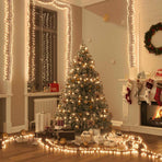 LED Cluster String with 400 LEDs Warm White PVC