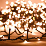 Compact LED String with 400 LEDs Warm White 13 m PVC