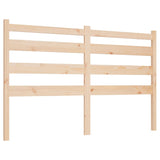 Bed Headboard 186 cm Solid Wood Pine - Front View