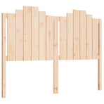 Bed Headboard 141x4x110 cm Solid Wood Pine
