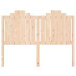 Bed Headboard 141x4x110 cm Solid Wood Pine