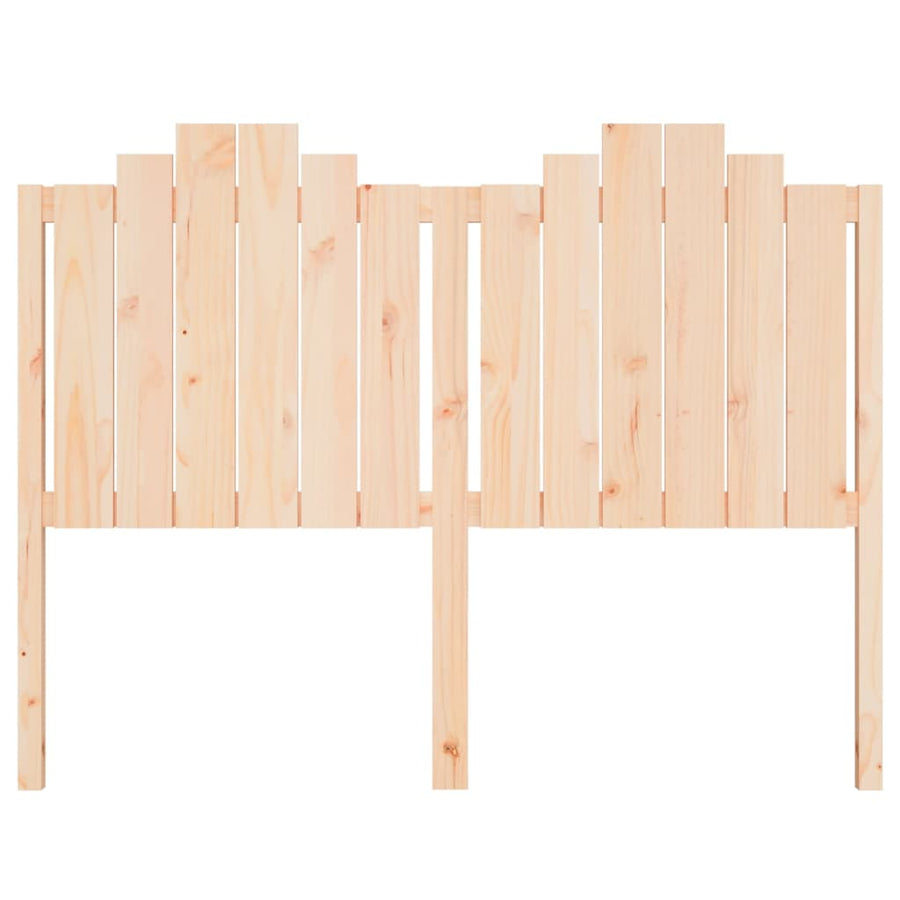 Bed Headboard 141x4x110 cm Solid Wood Pine