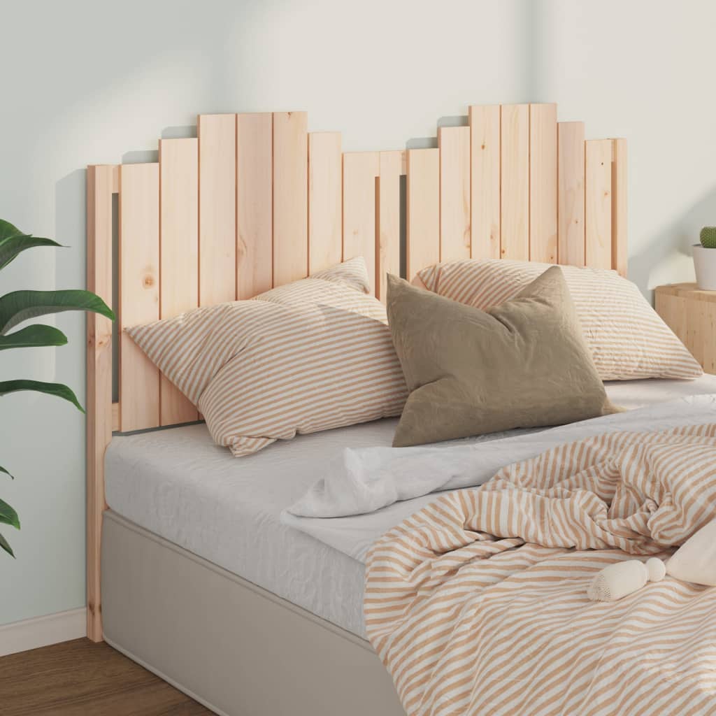 Bed Headboard 156x4x110 cm Solid Wood Pine