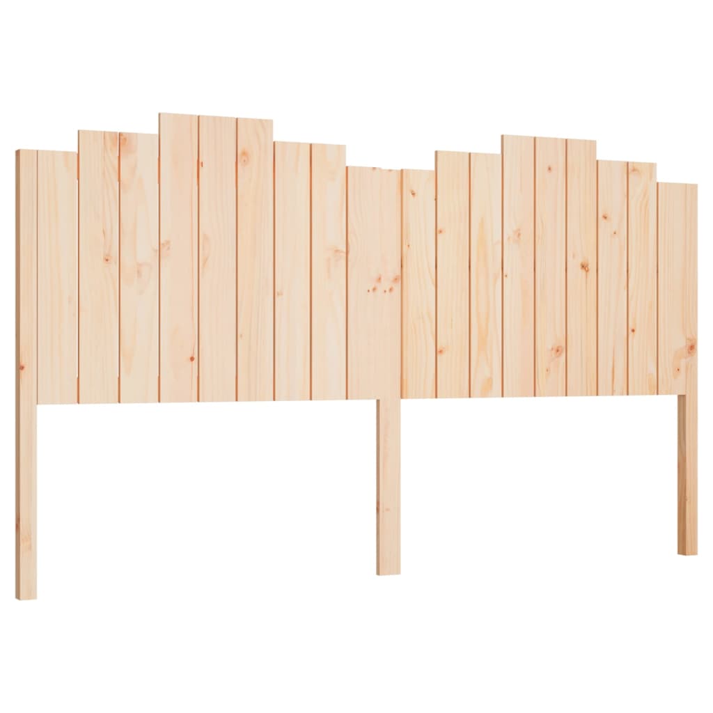 Bed Headboard 186 cm Solid Wood Pine