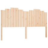 Bed Headboard 186 cm Solid Wood Pine - Front View