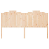 Bed Headboard 186 cm Solid Wood Pine - Top-Down View
