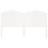 Bed Headboard White 186 cm Solid Wood Pine