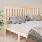 Bed Headboard 186 cm Solid Wood Pine - Top-Down View