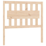 Bed Headboard 95.5 cm Solid Wood Pine - Front View
