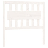 Bed Headboard White 95.5 cm Solid Wood Pine