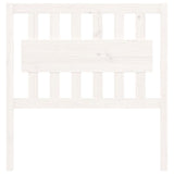 Bed Headboard White 95.5 cm Solid Wood Pine