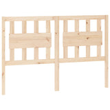 Bed Headboard 140.5 cm Solid Wood Pine - Front View