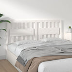 Bed Headboard White 155.5 cm Solid Wood Pine