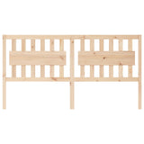 Bed Headboard 185.5 cm Solid Wood Pine - Side View