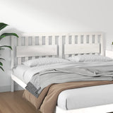 Bed Headboard White 185.5 cm Solid Wood Pine